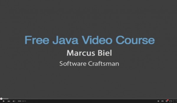 Free Java Video Course 7