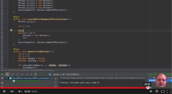 Java Video tutorial 8