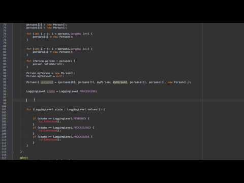 enums and switch statement