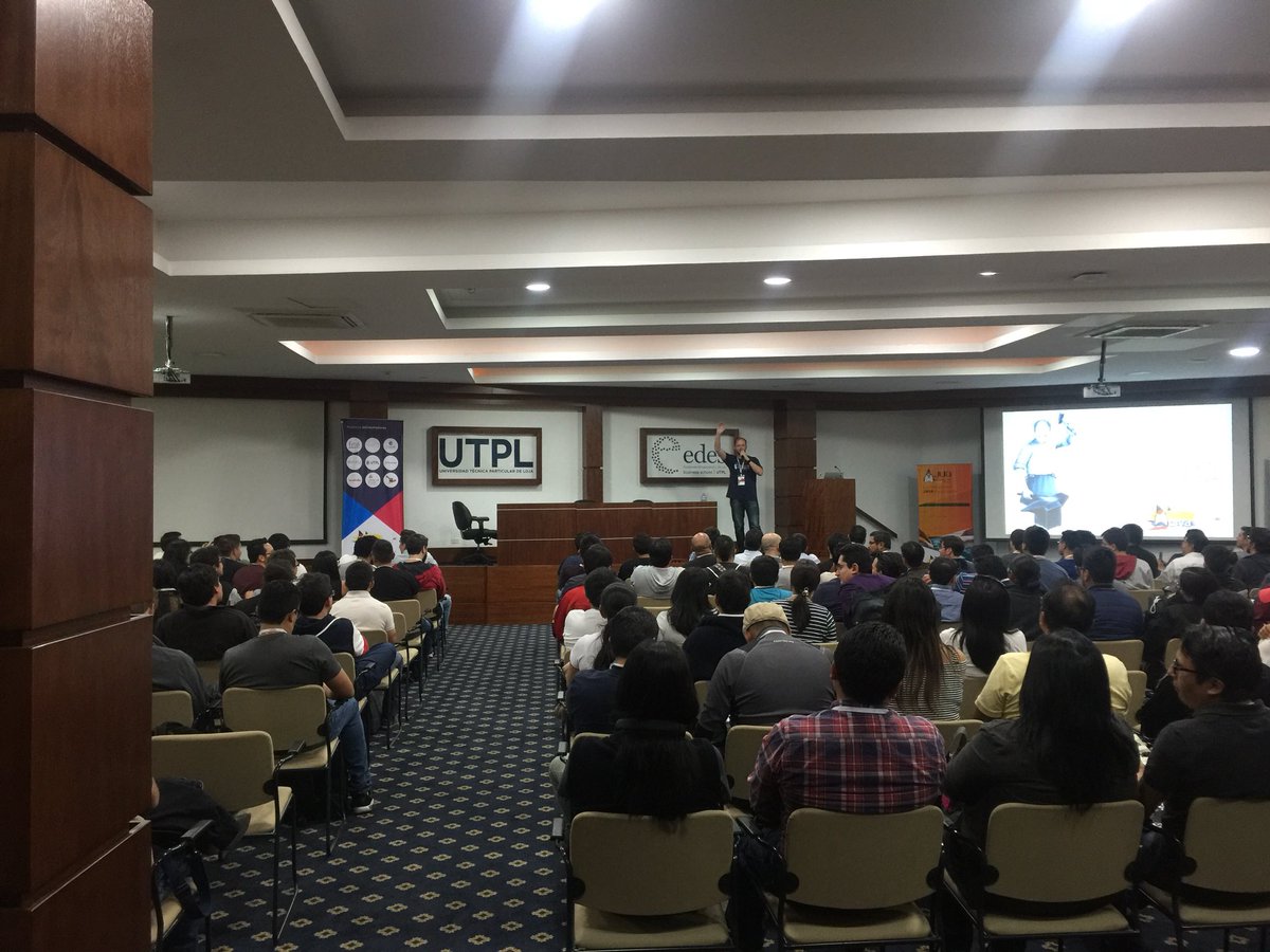 Marcus Biel talks at Java Day Ecuador